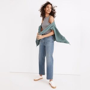 Madewell The Perfect Vintage Wide Leg Crop Jean